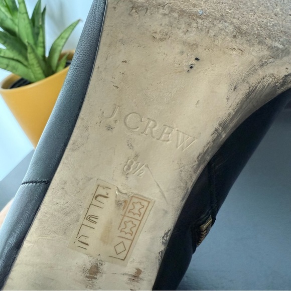 J Crew black leather Sadie ankle boots - size 8.5 - Picture 5 of 5